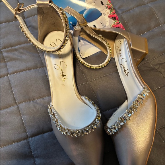 Champagne Wedding Shoes by Santorini Sandals - Picture 3 of 4